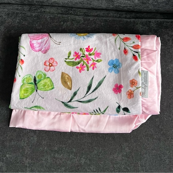 Minky Couture Spring Morning Infant Blanket - Picture 2 of 8